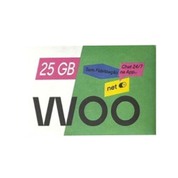 Woo Internet SIM Card 25GB Data+500 Min for 1 Month Woo Internet SIM Card 25GB Data+500 Min for 1 Month